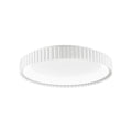 LED taklampe Niike hvit metall Ø40 cm 30W CCT Luce Ambiente Design forfra