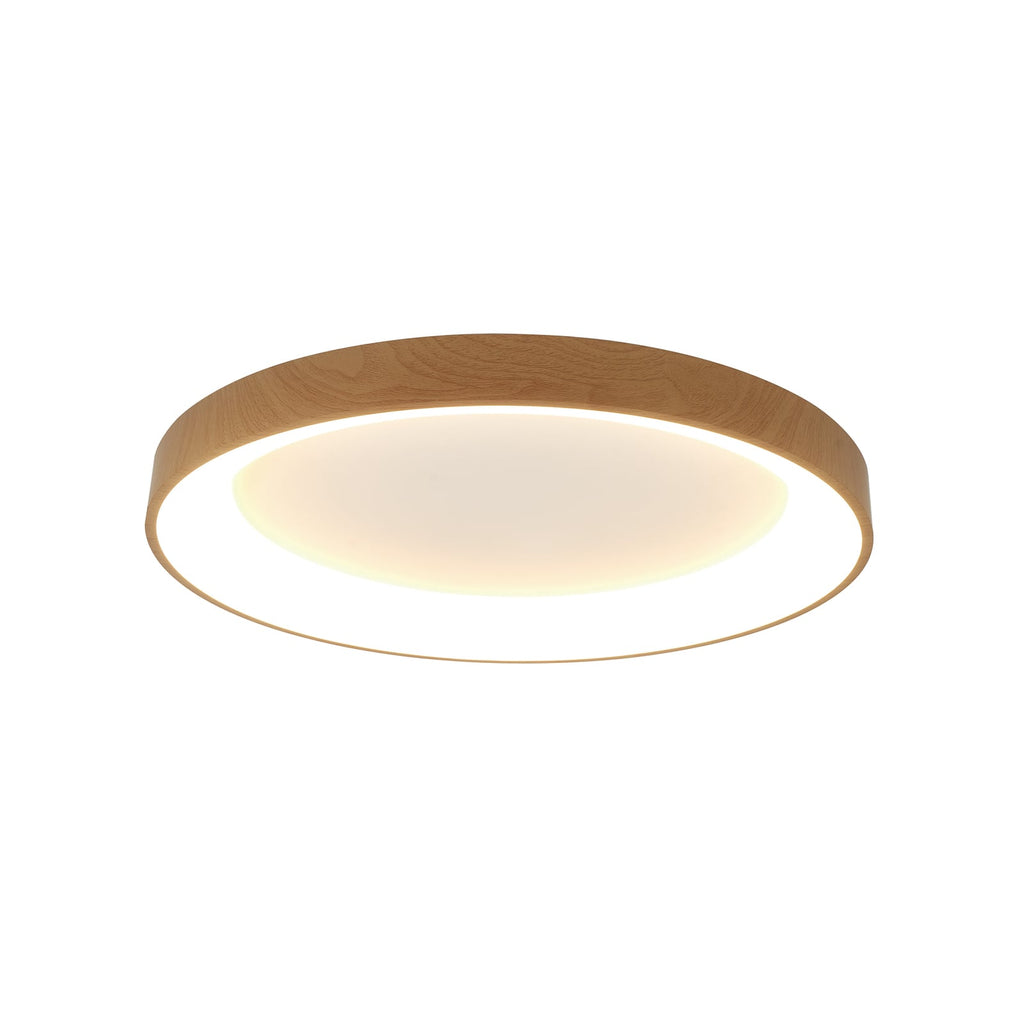 LED taklampe Niseko II CCT dimbar fjernkontroll Ø65 cm trefarget forfra