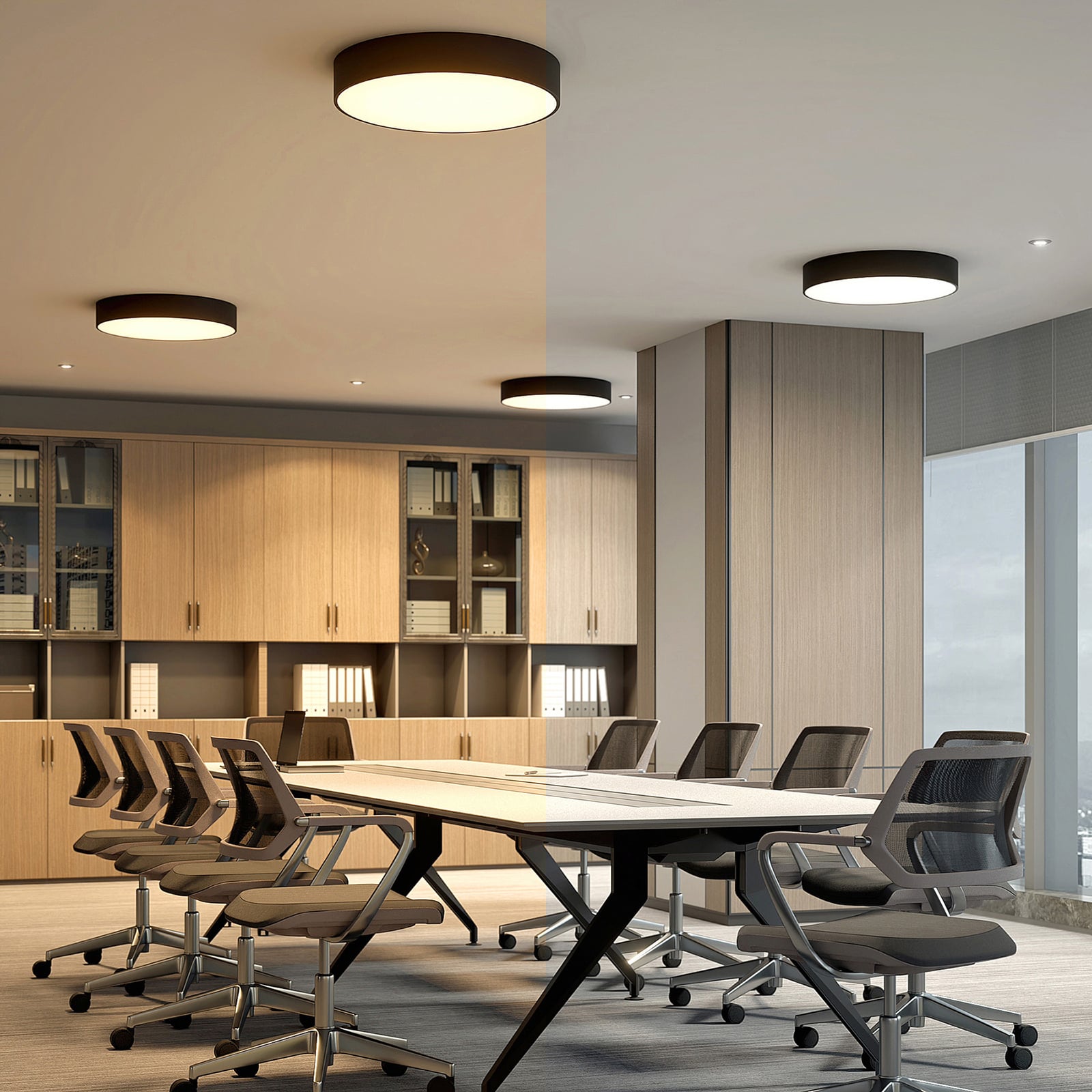 LED taklampe Noabelle detalj av metallramme