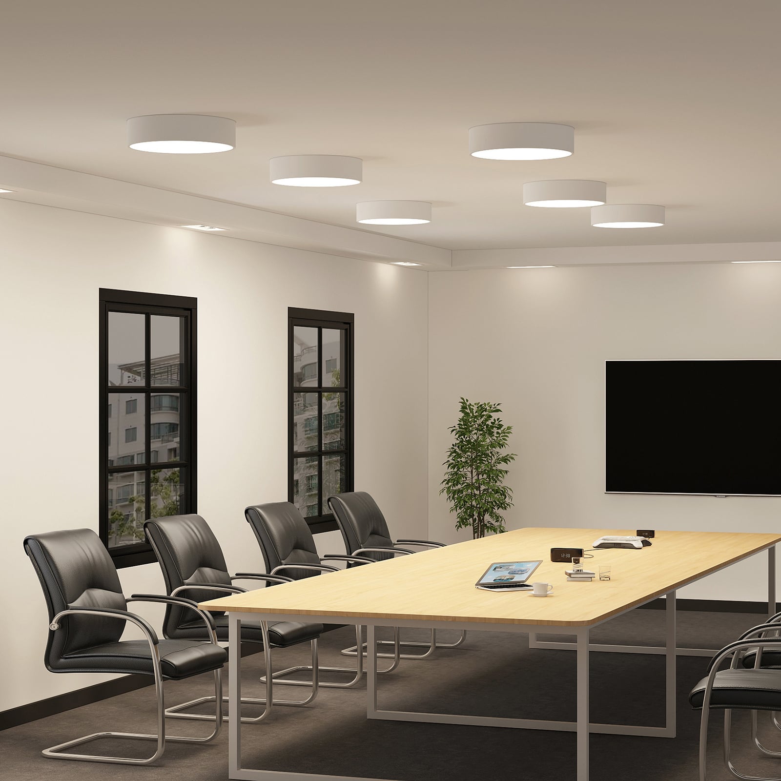 LED taklampe Noabelle dimbar bakside