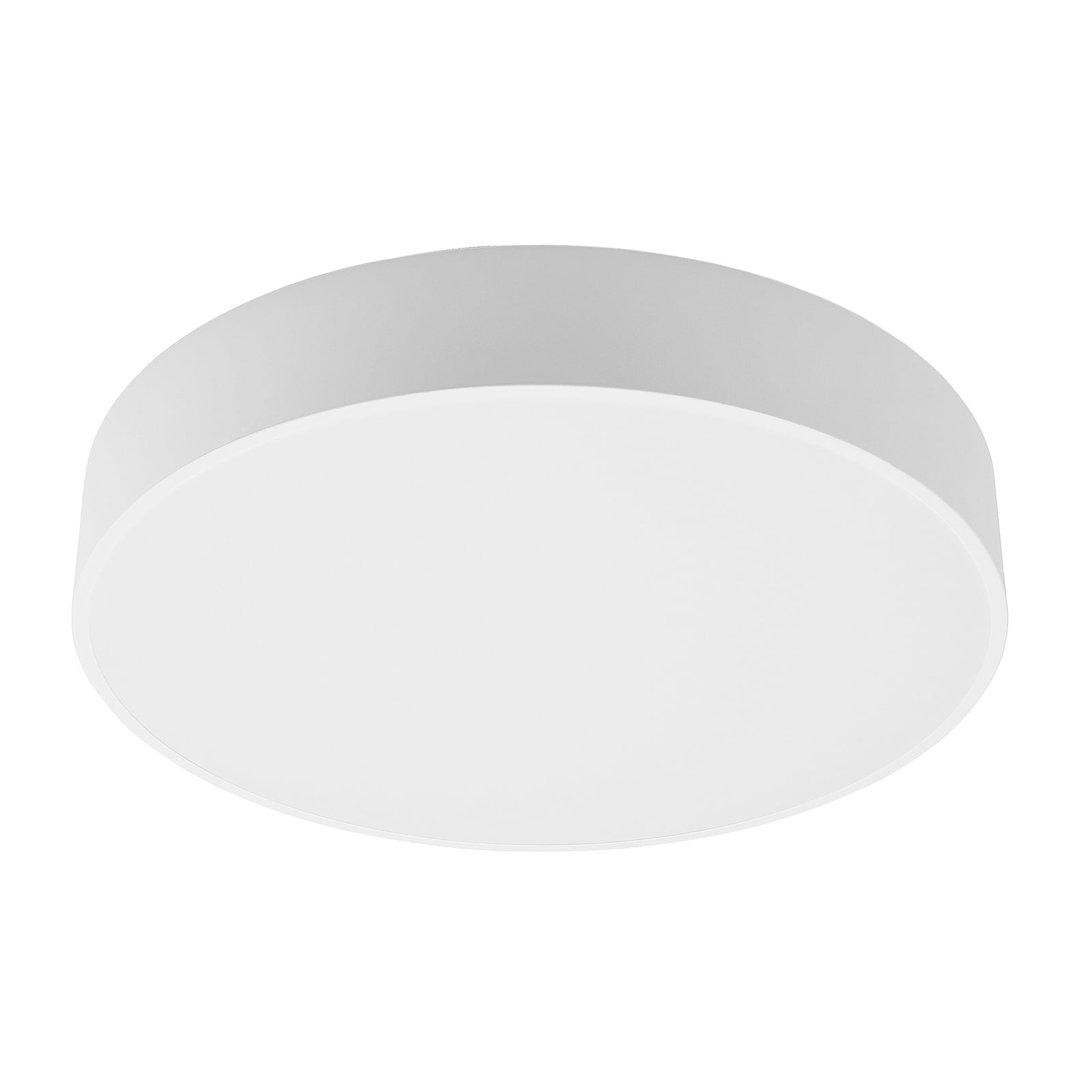 LED taklampe Noabelle dimbar hvit metall montert i rom