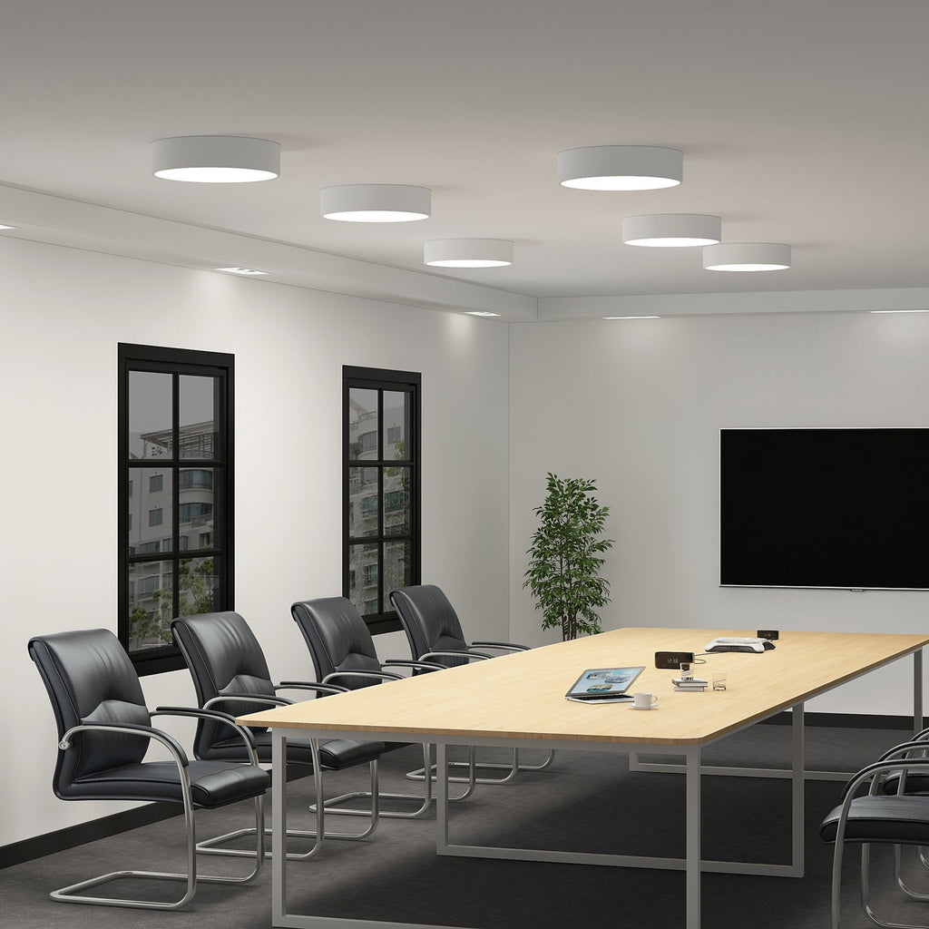 LED taklampe Noabelle dimbar montert i rom