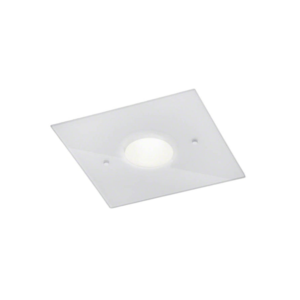 LED taklampe Nomi dimbar muranoglass 23x23 cm forfra