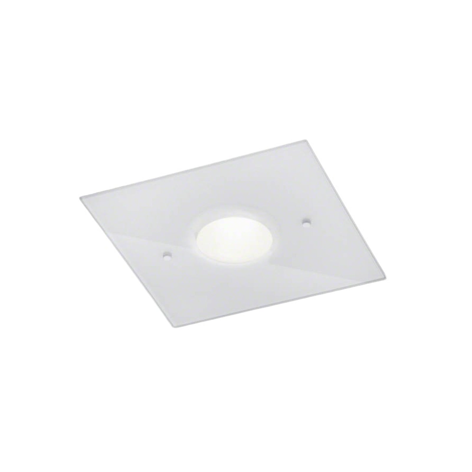 LED taklampe Nomi dimbar muranoglass 23x23 cm forfra