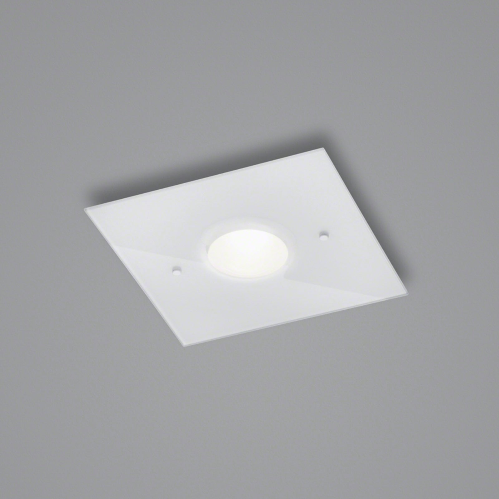 LED taklampe Nomi dimbar muranoglass 23x23 cm bakside