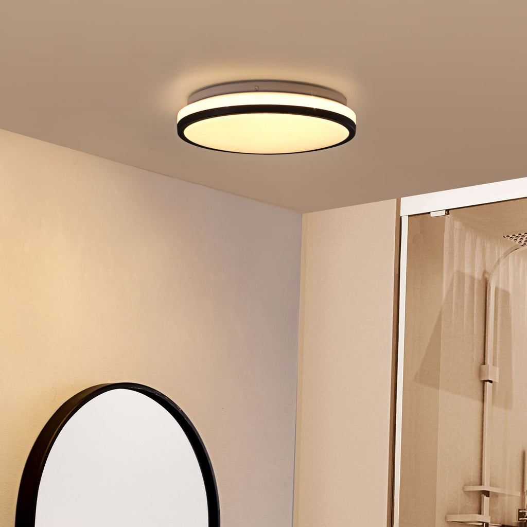 LED taklampe Nymira stjernehimmel plast forfra