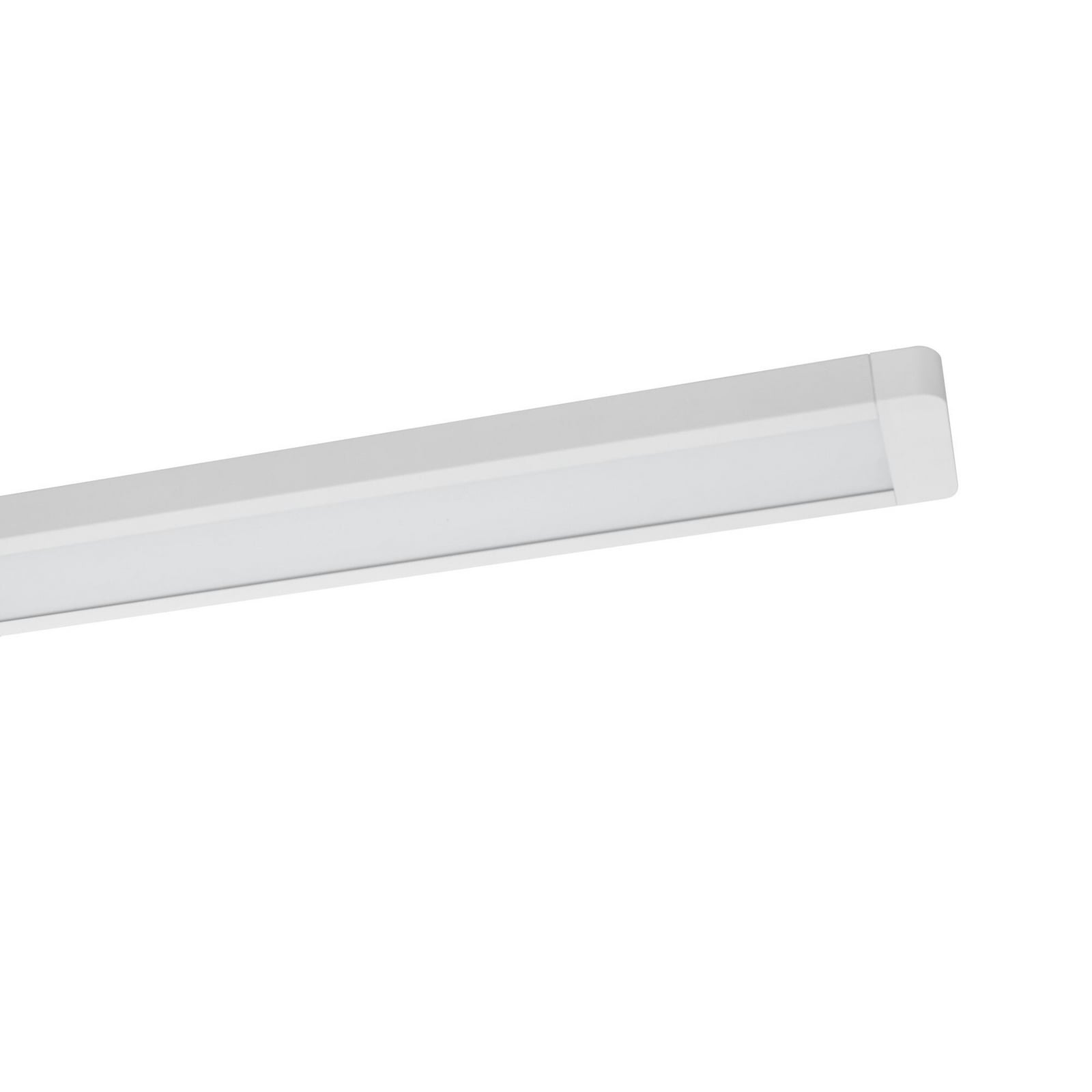 LED taklampe Office Line aluminium hvit 122 cm 48W OSRAM detalj