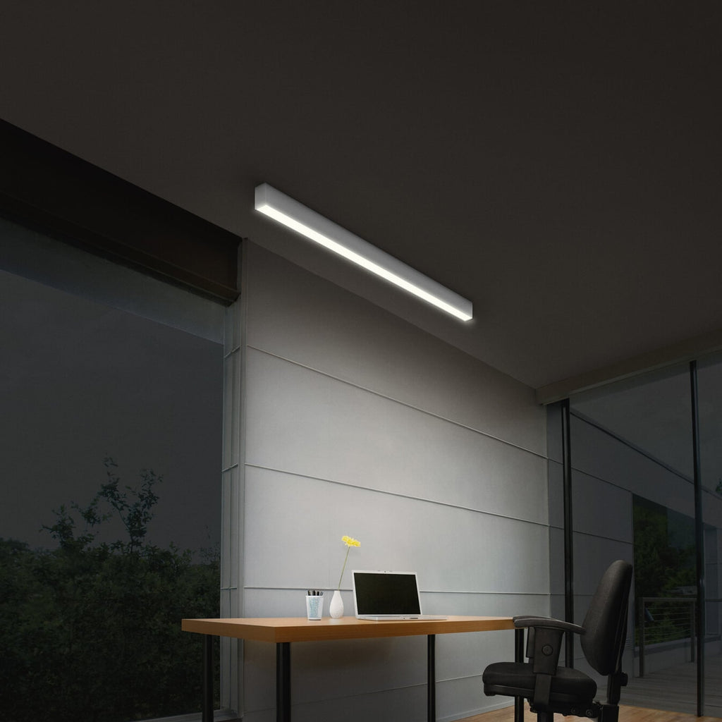 LED taklampe Office Line Cuboid hvit 113 cm dimbar 4000K bakside