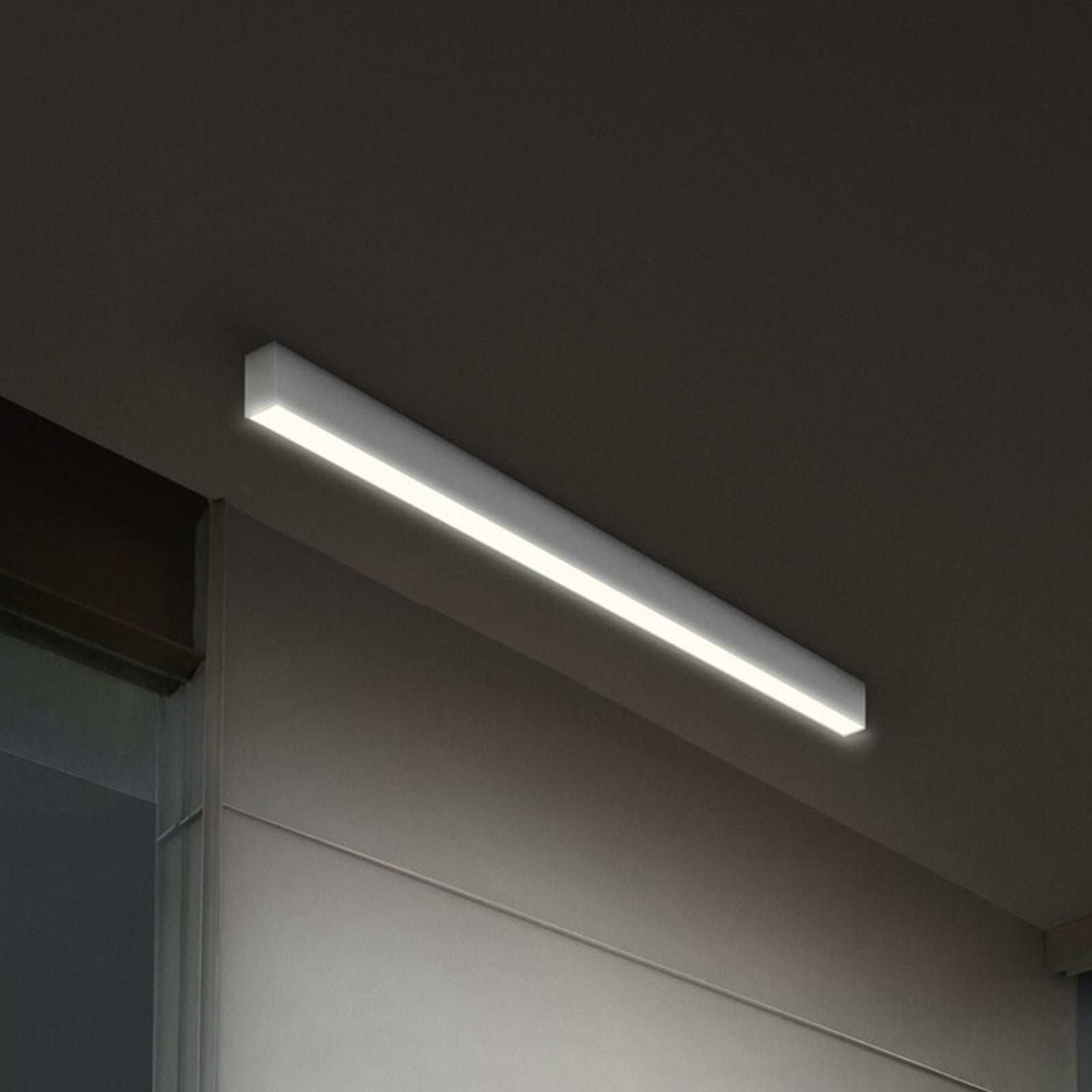 LED taklampe Office Line Cuboid hvit 113 cm dimbar 4000K front