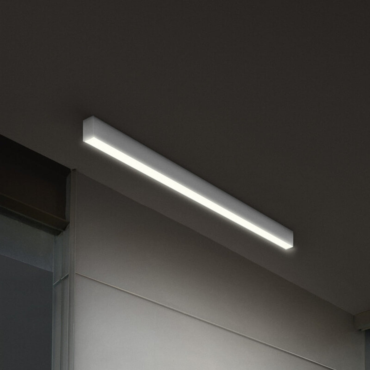 LED taklampe Office Line Cuboid hvit 113 cm dimbar 4000K front