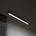 LED taklampe Office Line Cuboid svart 112 cm forfra