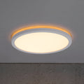 LED taklampe Oja 24 hvit plast Ø24 cm forfra