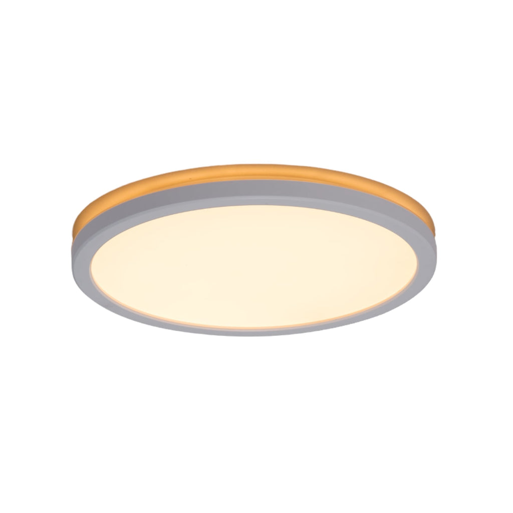 LED taklampe Oja 24 hvit plast Ø24 cm detalj