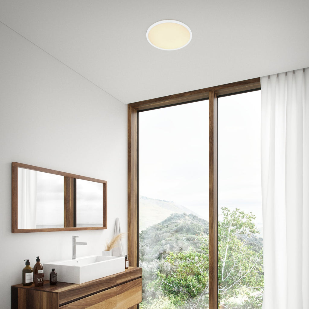 LED taklampe Oja 60 rund hvit bakside