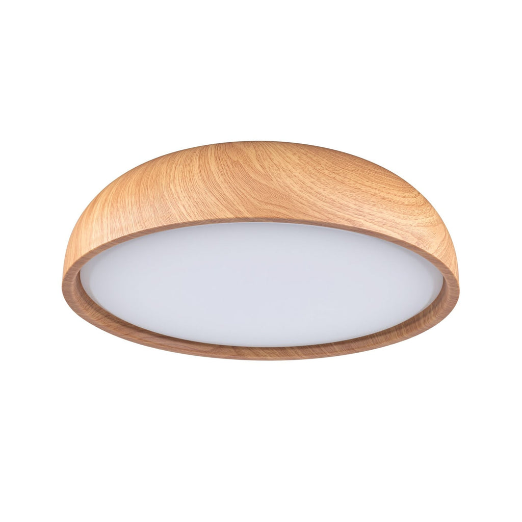 LED taklampe Oka CCT tredekor Ø36 cm bakside