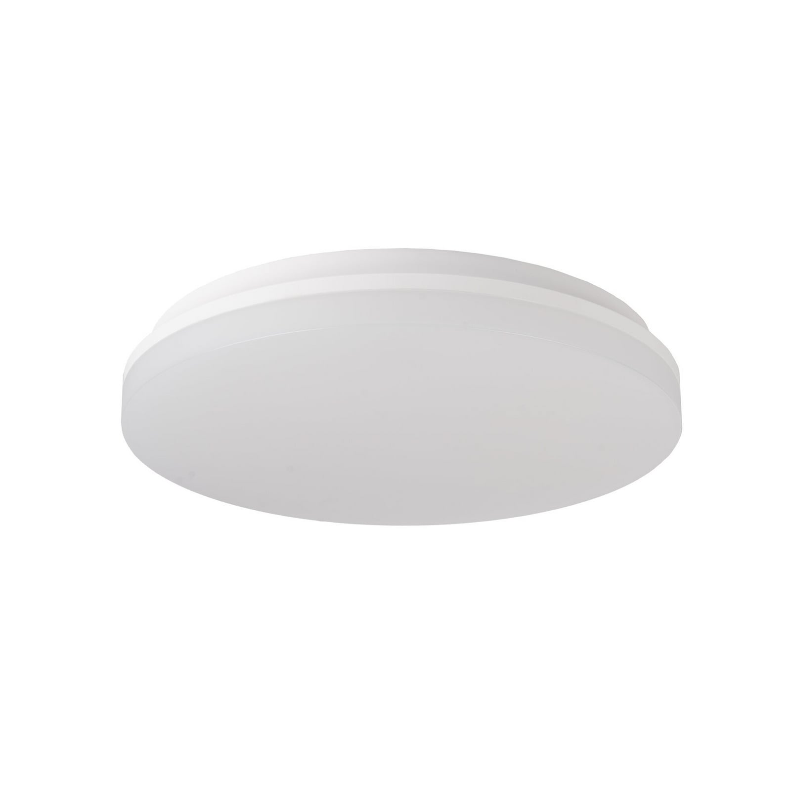 LED taklampe OMEGA hvit forfra med opal deksel