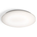 LED taklampe ORBIS med bevegelsessensor Ø30 cm IP44 hvit forfra
