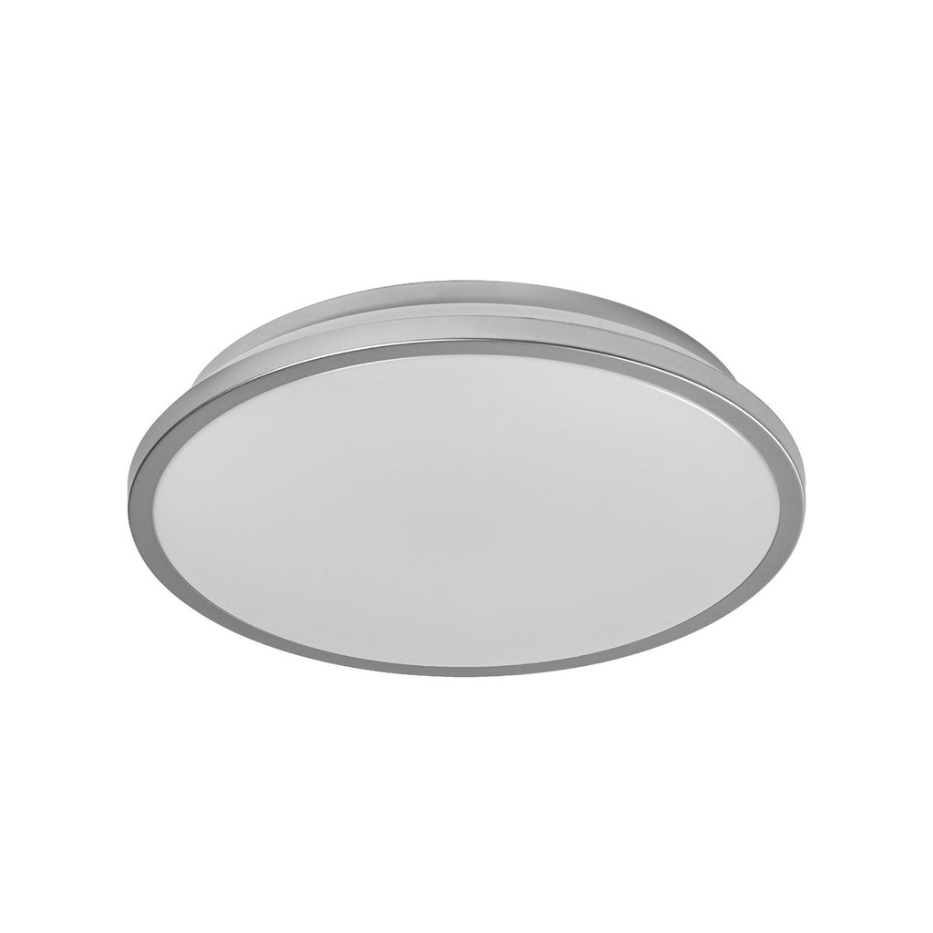 LED taklampe ORBIS DUBLIN sølv metall forfra