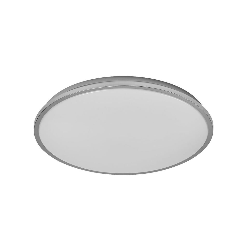 LED taklampe ORBIS DUBLIN sølv metall forfra