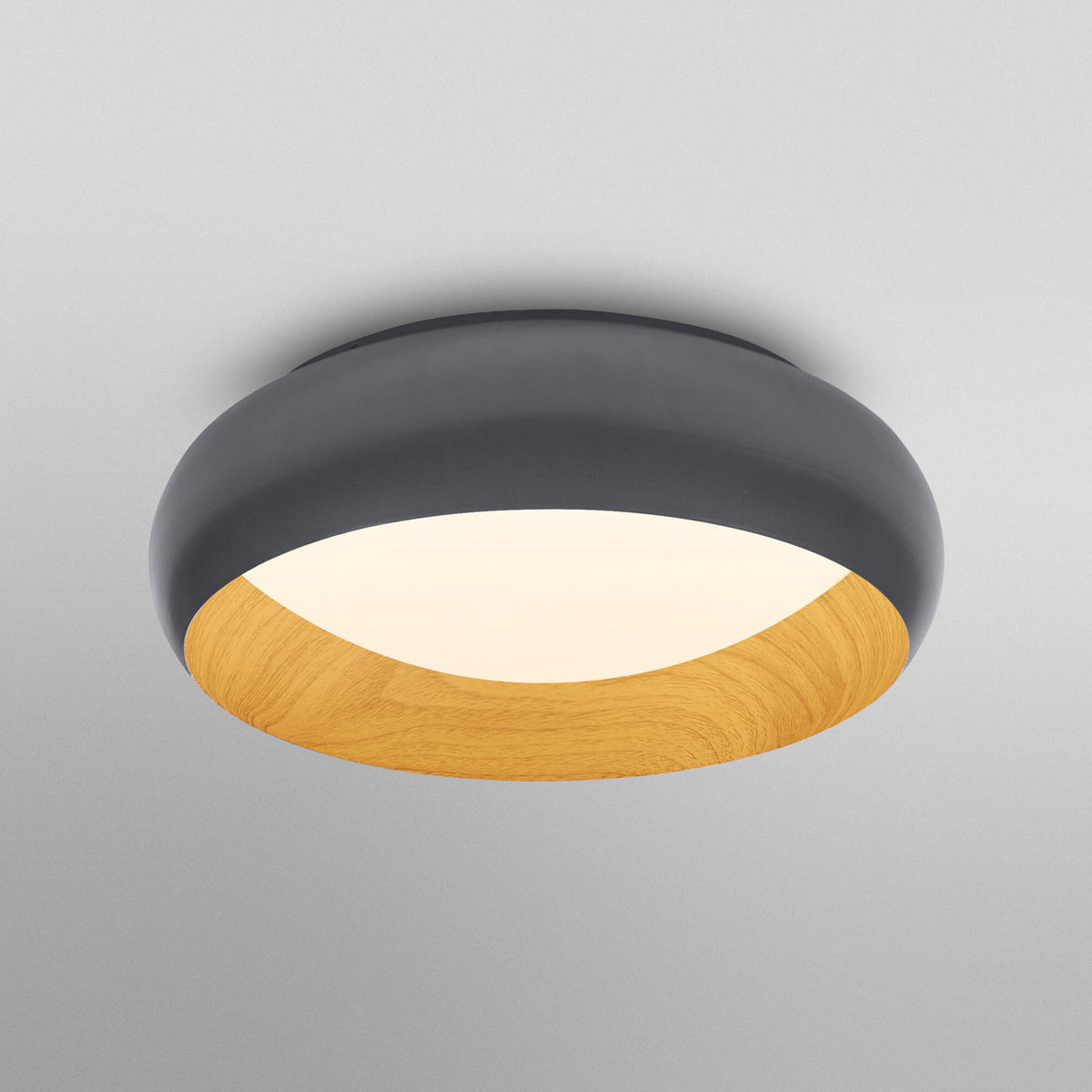 LED taklampe ORBIS LIVIA dimbar grå metall detalj
