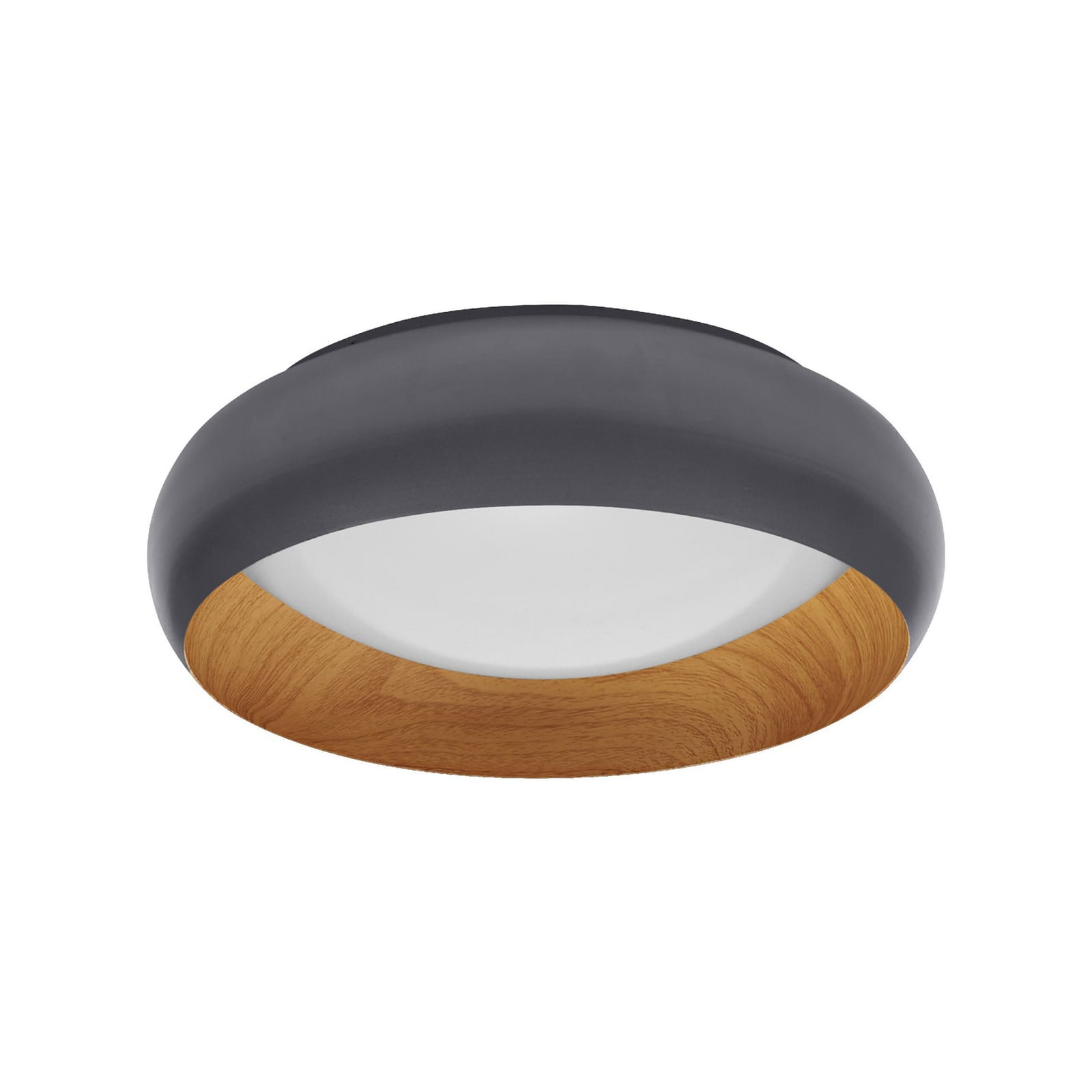 LED taklampe ORBIS LIVIA dimbar grå metall forfra