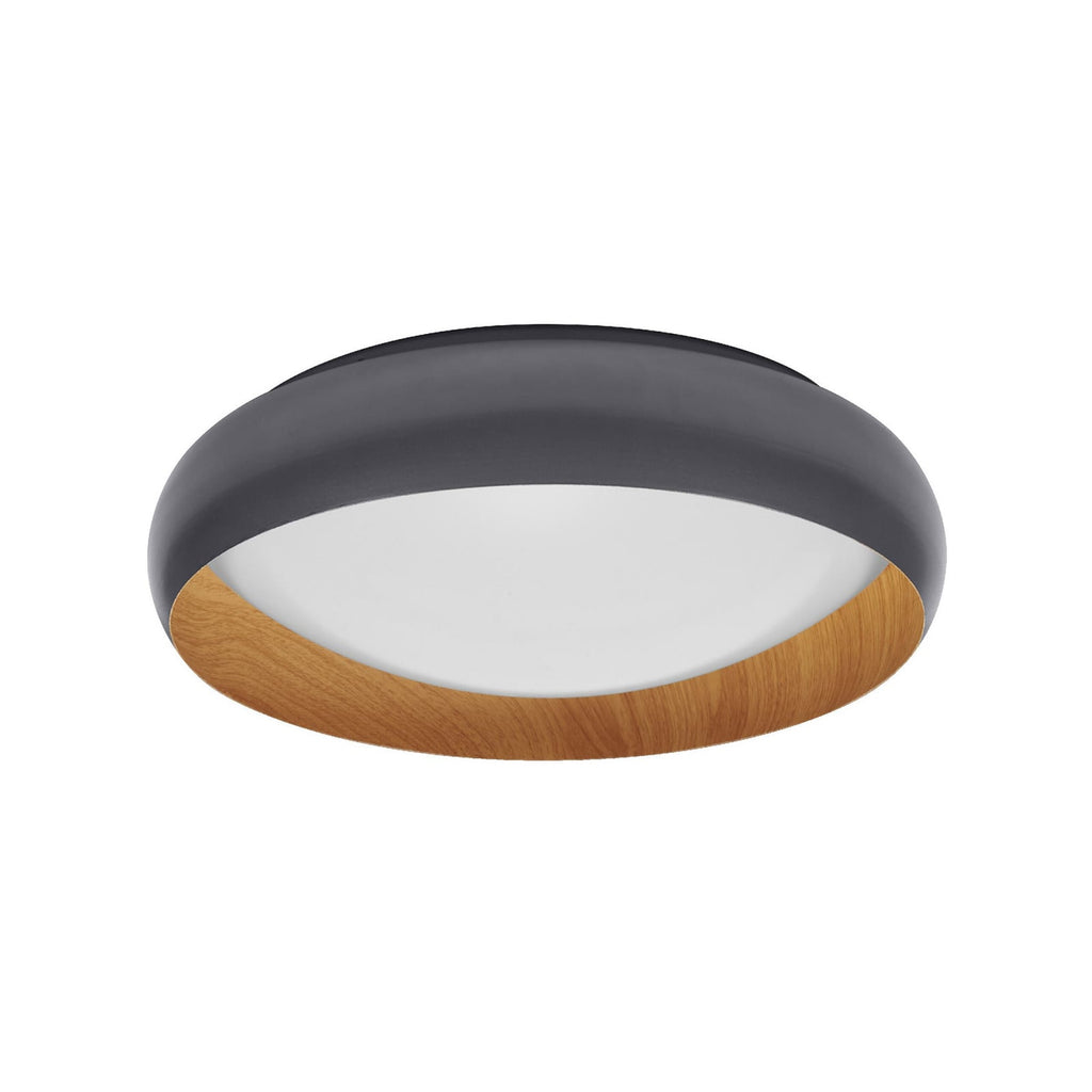 LED taklampe ORBIS LIVIA dimbar grå metall forfra