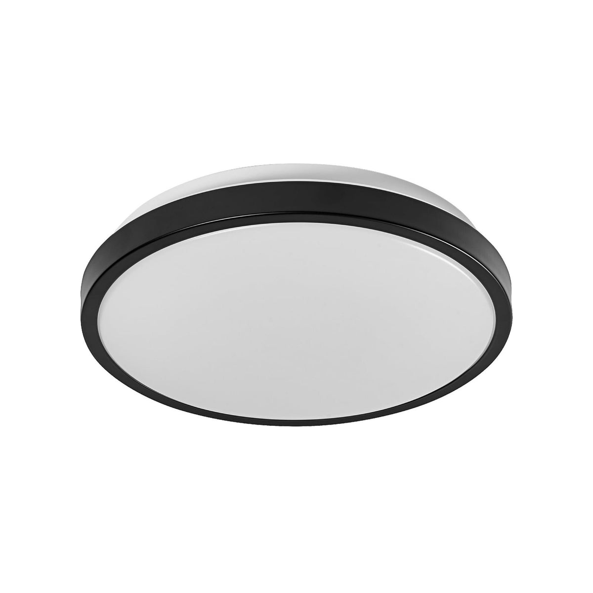 LED taklampe ORBIS LONDON svart metall Ø28 cm forfra
