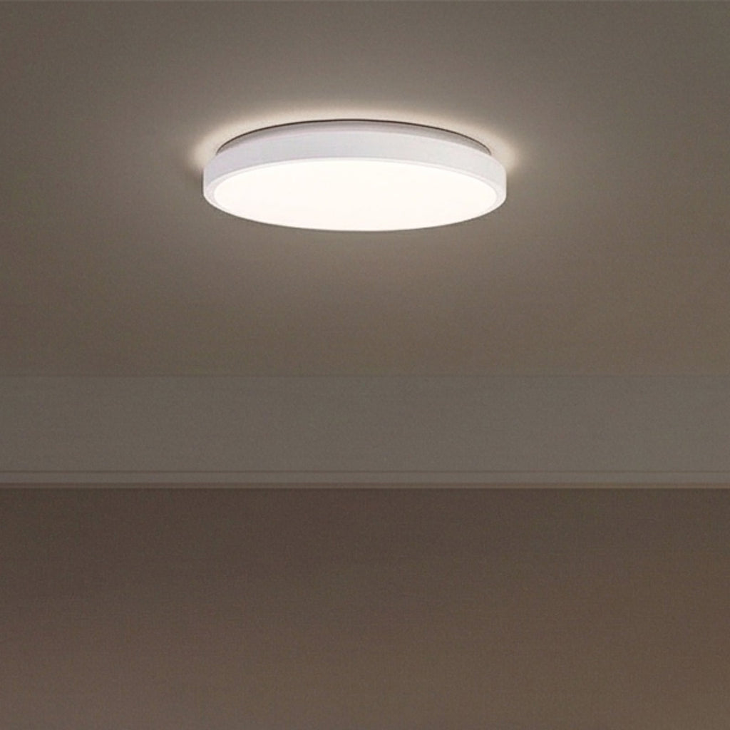 LED taklampe ORBIS LONDON hvit metall Ø40 cm forfra