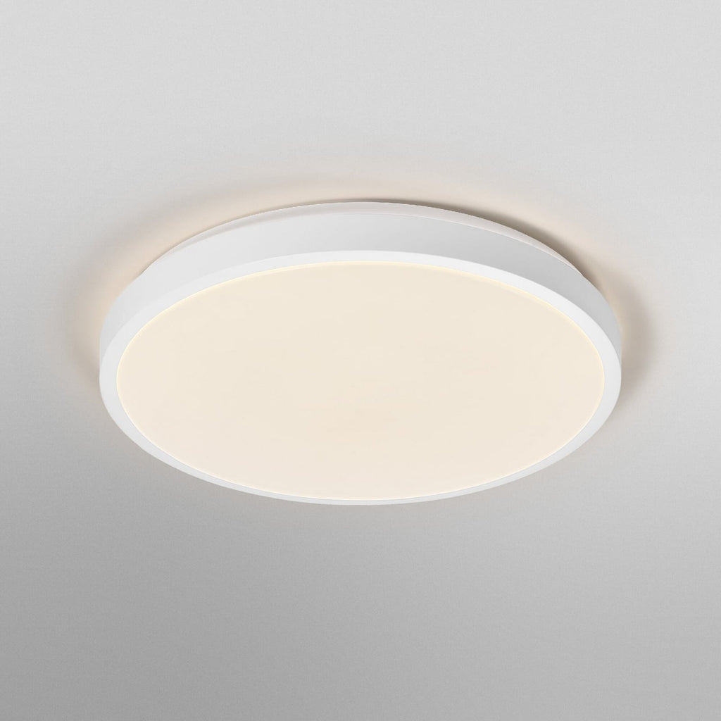 LED taklampe ORBIS LONDON hvit metall Ø40 cm lysdetalj
