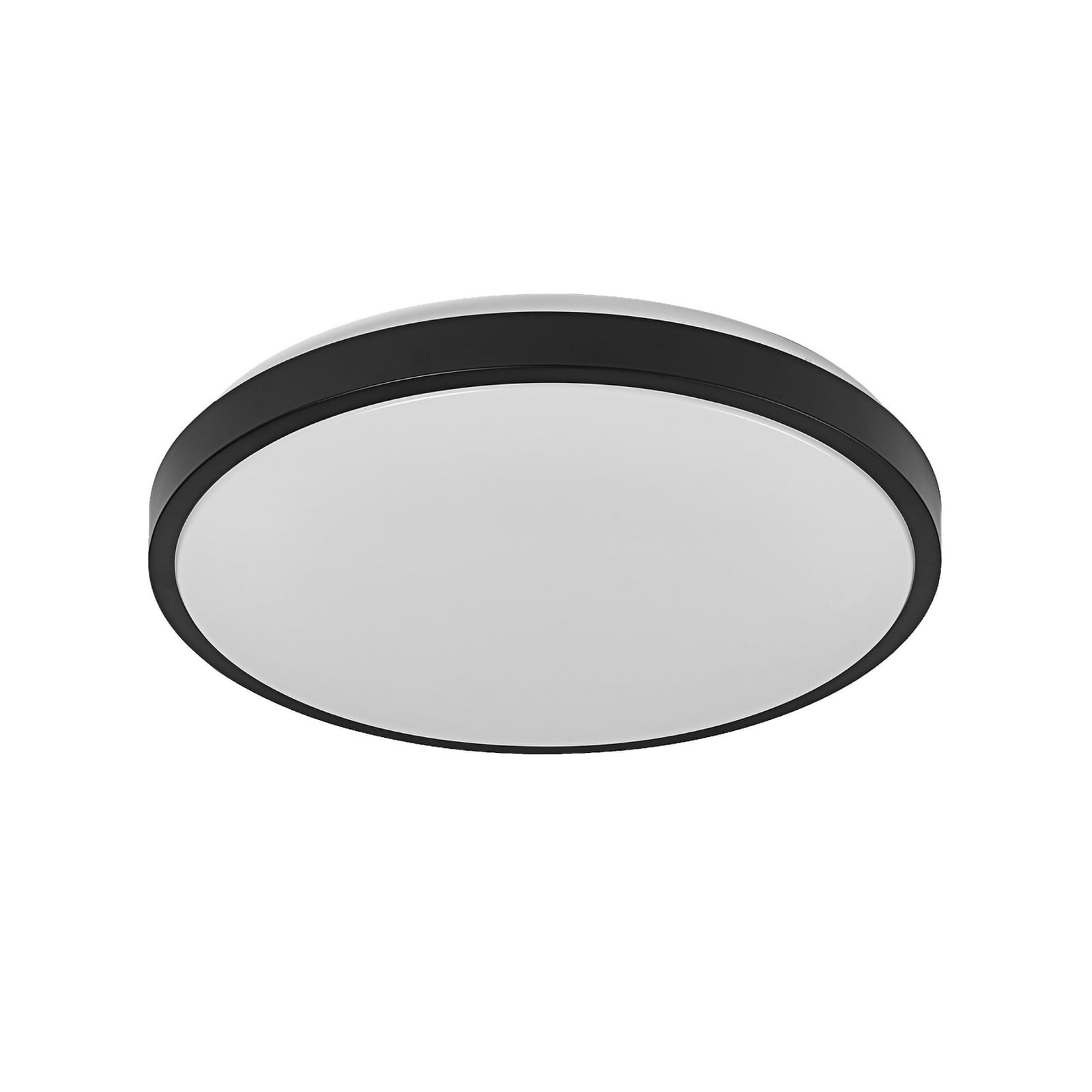 LED taklampe ORBIS LONDON svart metall Ø40 cm forfra