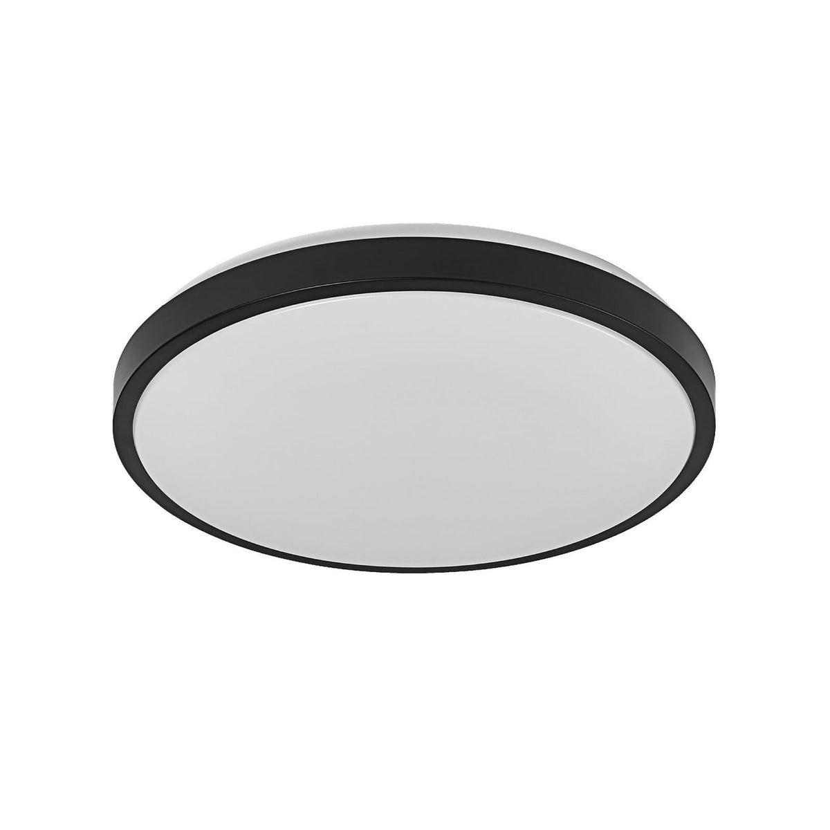 LED taklampe ORBIS LONDON svart metall Ø40 cm forfra