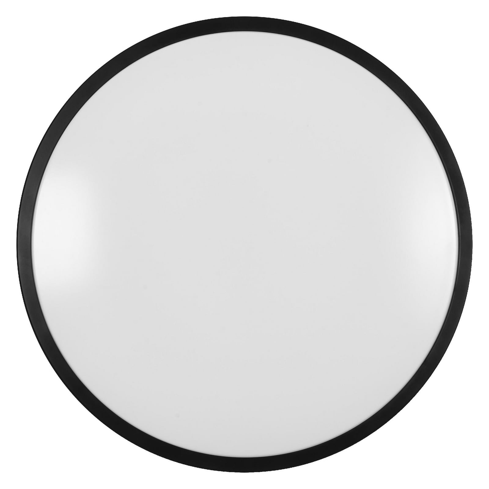 LED taklampe ORBIS LONDON svart metall Ø40 cm sett fra siden