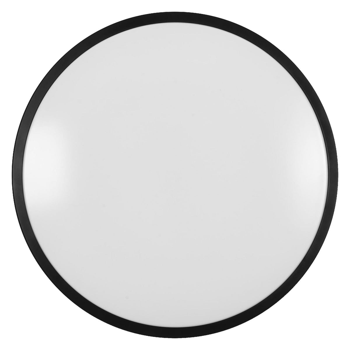 LED taklampe ORBIS LONDON svart metall Ø40 cm sett fra siden