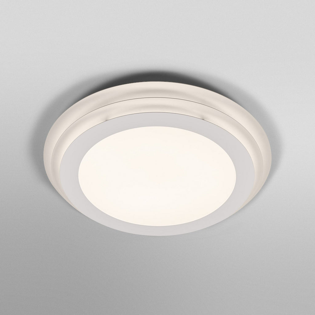 LED taklampe ORBIS SPIRAL LAYER hvit nærbilde