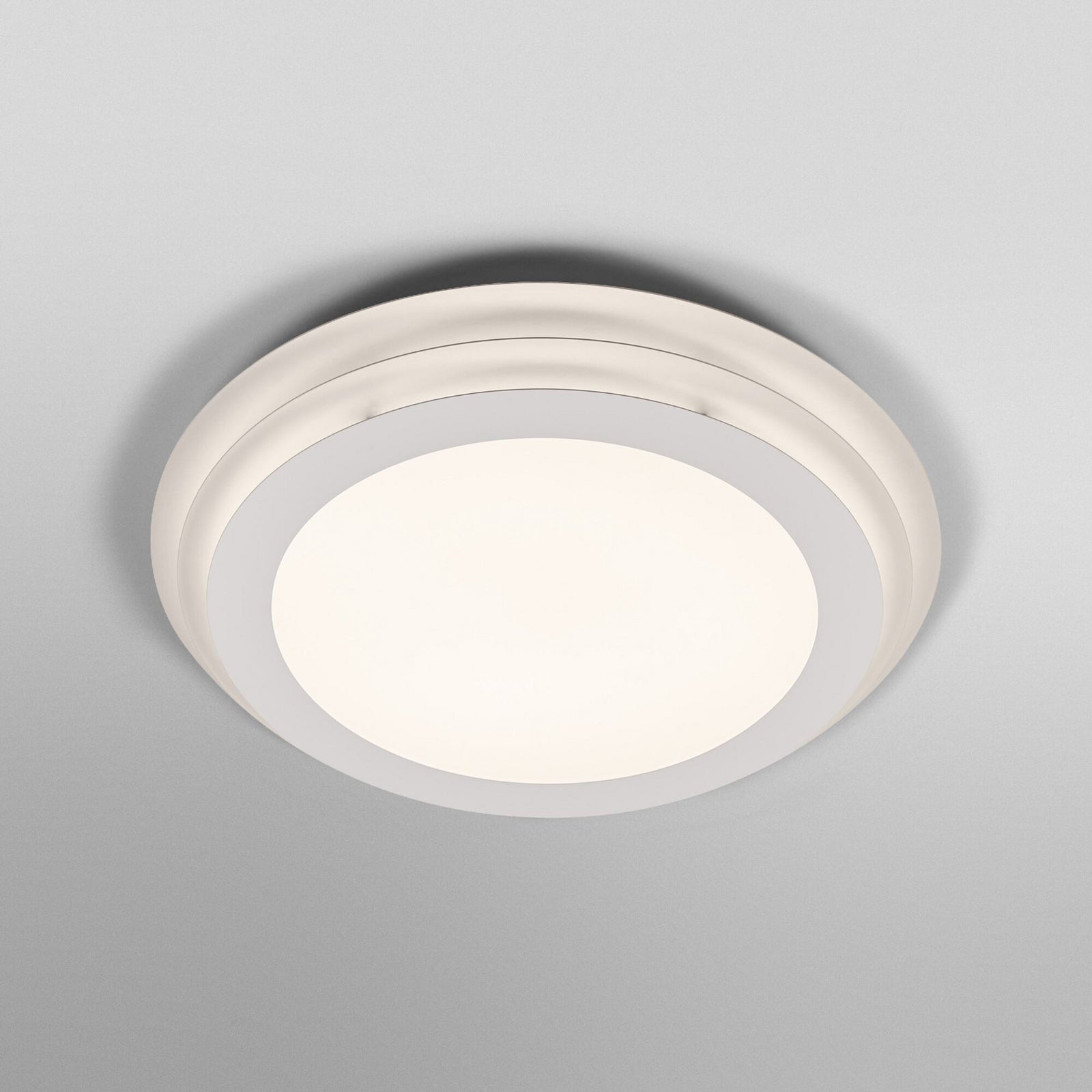 LED taklampe ORBIS SPIRAL LAYER hvit nærbilde