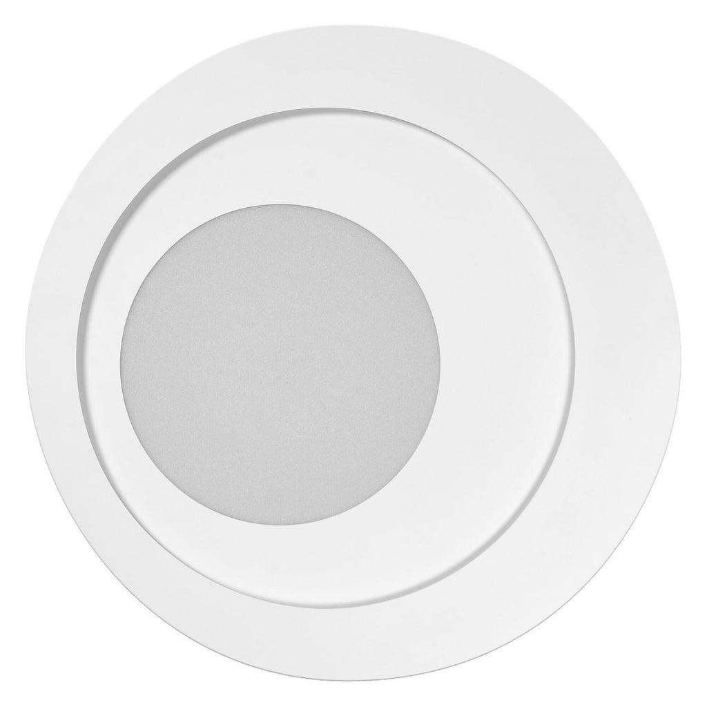 Nærbilde av LED taklampe ORBIS SPIRAL ROUND Ø40 cm hvit