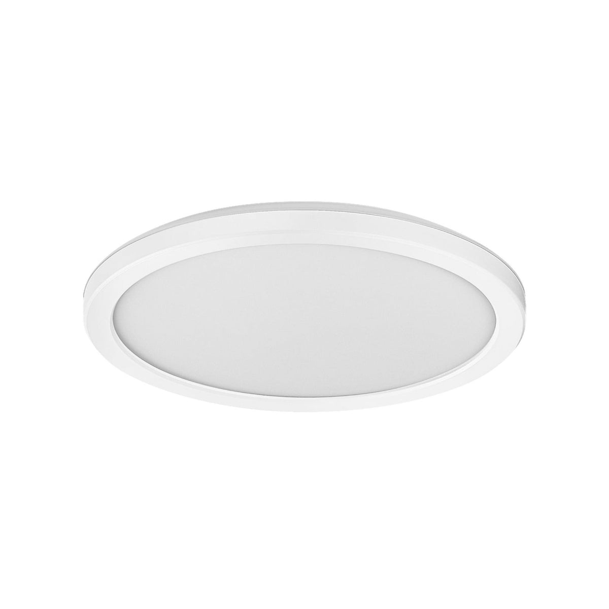 LED taklampe ORBIS ULTRA SLIM dimbar hvit Ø24 cm forfra