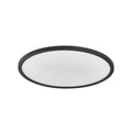 LED-taklampe ORBIS ULTRA SLIM dimbar svart Ø40 cm forfra