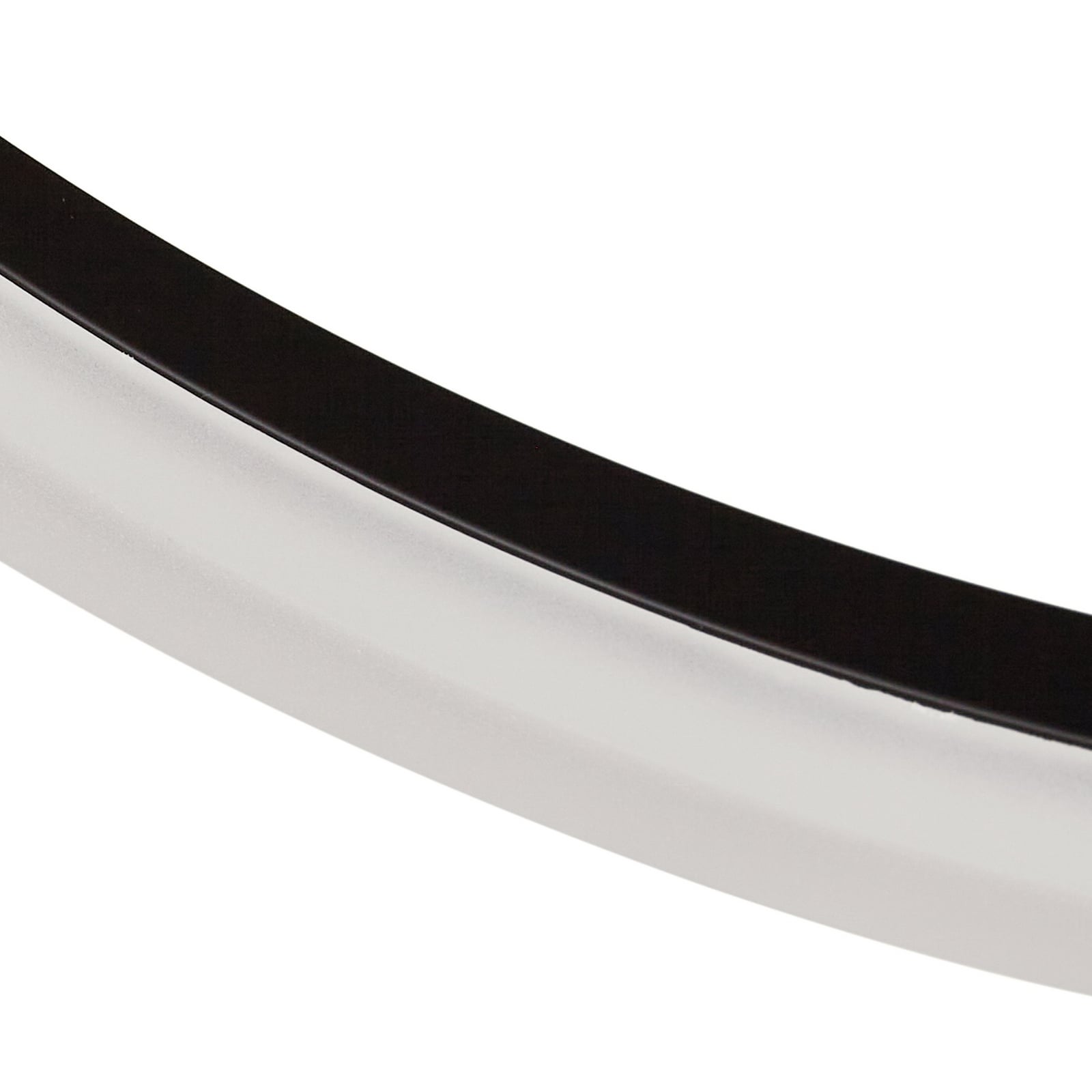 LED taklampe Orven svart marmor dimbar lys i bruk