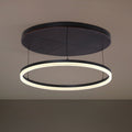 LED taklampe Orven svart/tre dimbar forfra