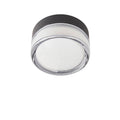 LED taklampe Otto Convex dimbar klar glass Ø13 cm IP65 forfra