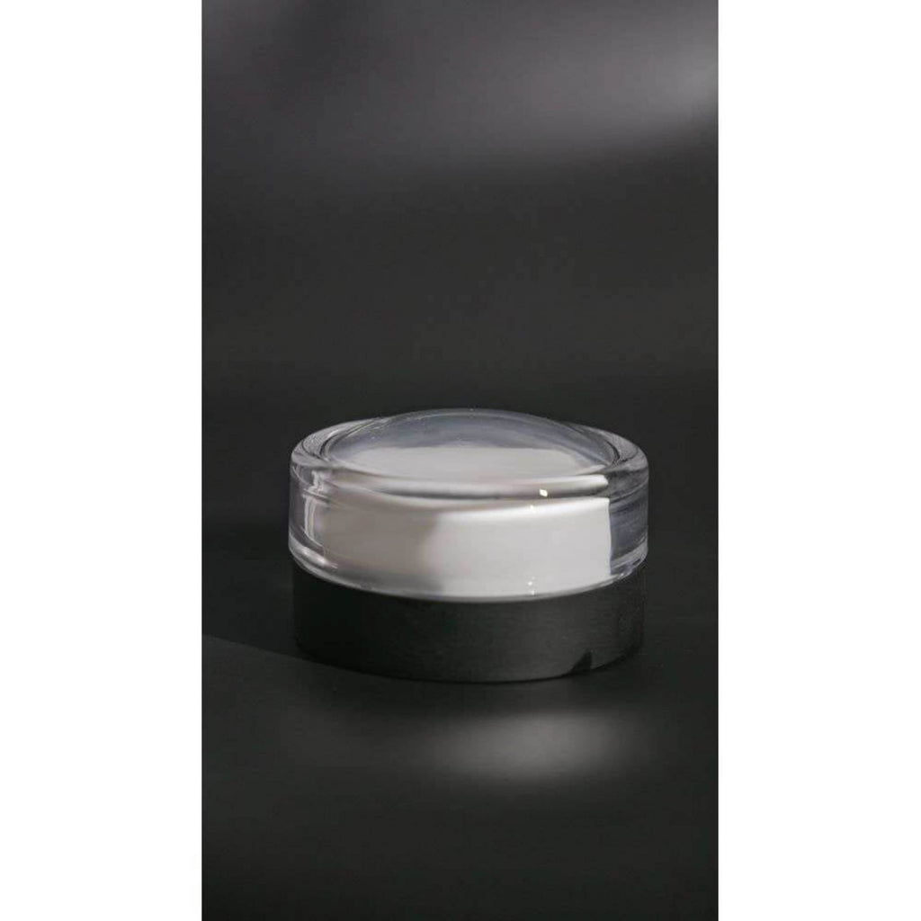 LED taklampe Otto Convex dimbar klar glass Ø13 cm IP65 med lys på