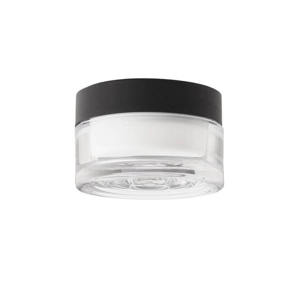 LED taklampe Otto Wave dimbar klar glass bakside