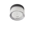 LED taklampe Otto Wave dimbar klar glass forfra