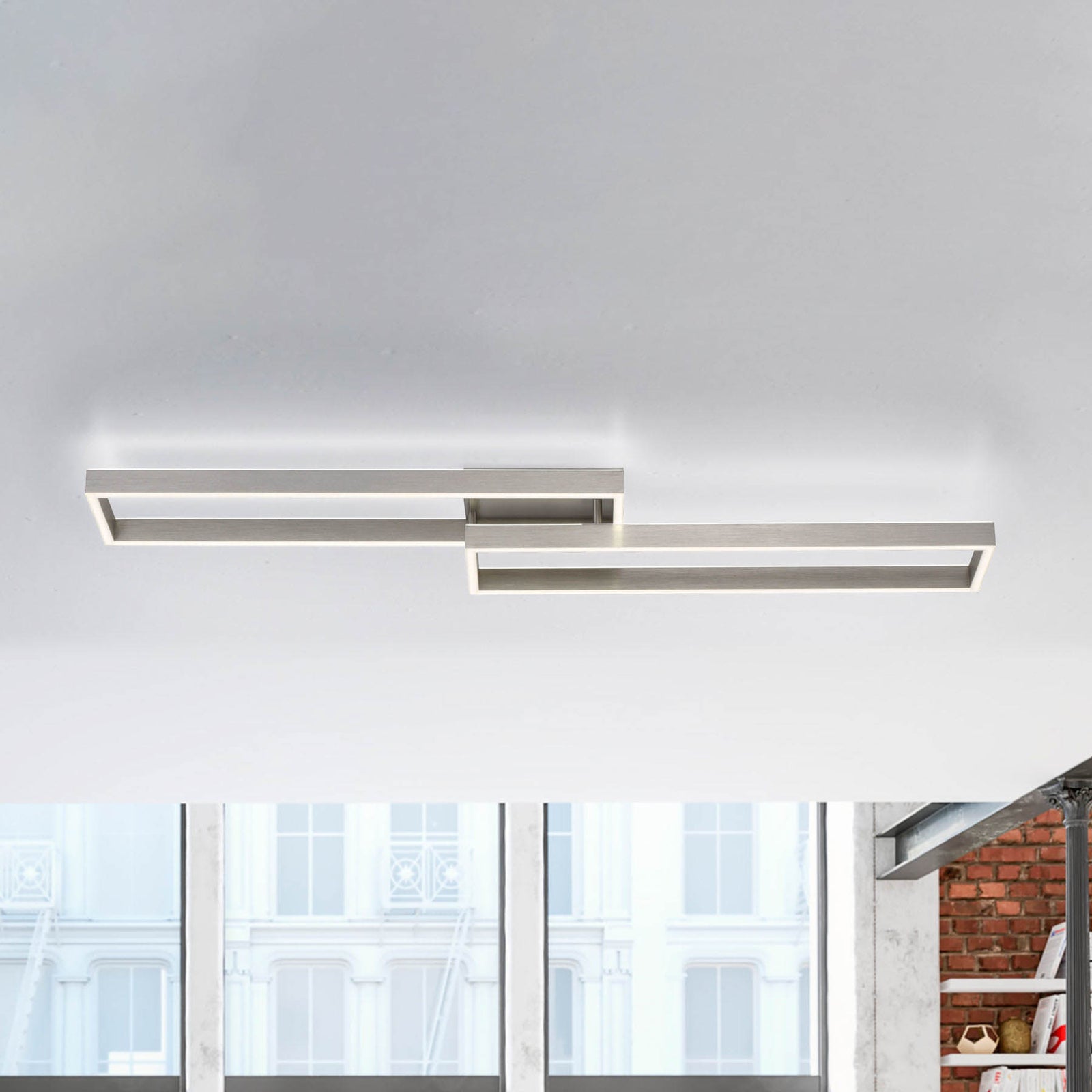 LED taklampe Paan dimbar CCT med fjernkontroll 110 cm forfra