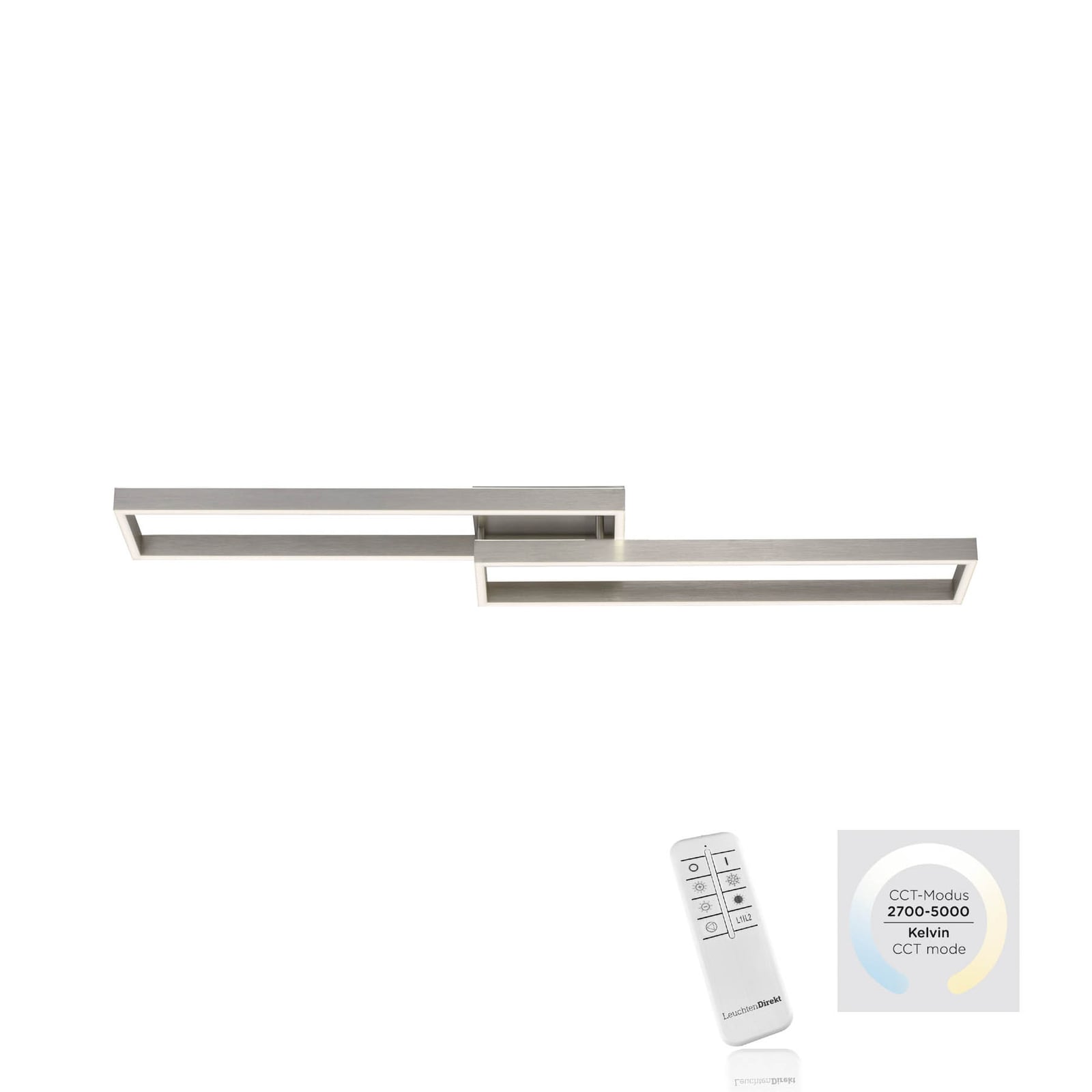 LED taklampe Paan dimbar CCT med fjernkontroll 110 cm bakside