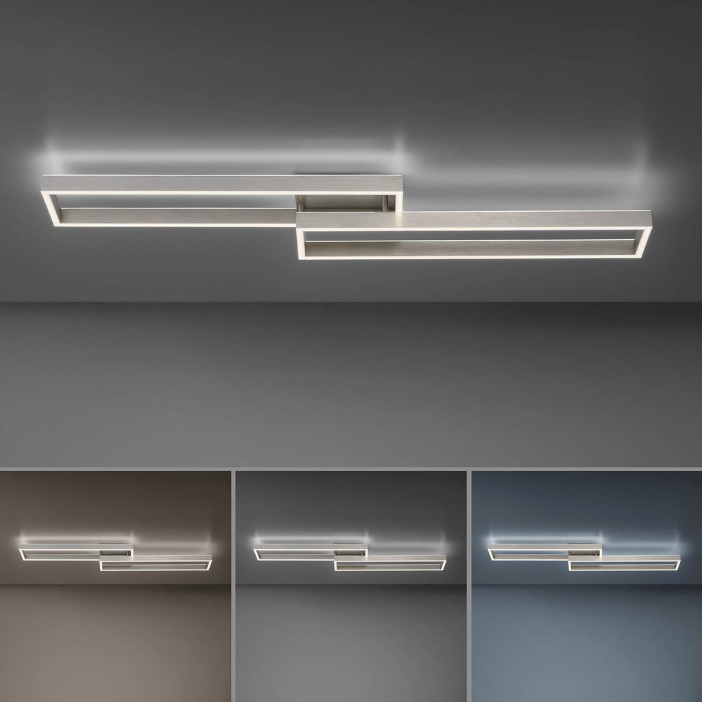 LED taklampe Paan dimbar CCT med fjernkontroll 110 cm montert i tak