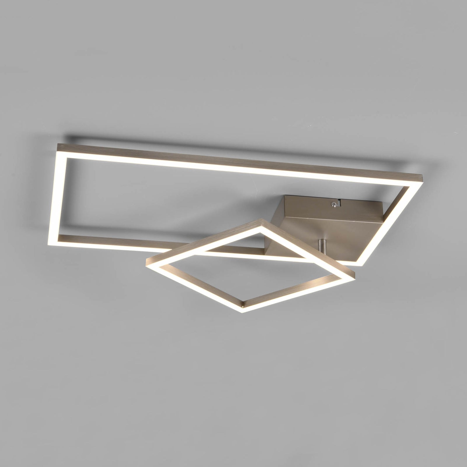 LED taklampe Padella svingbar 4000K nikkel dimbar montert