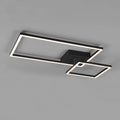 LED taklampe Padella svingbar svart 4000K dimbar 63,5 cm forfra