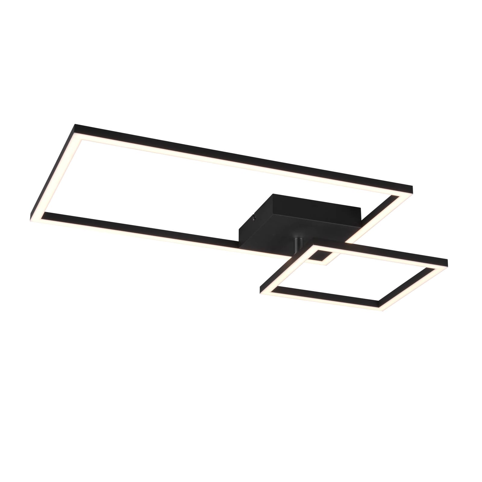 LED taklampe Padella svingbar svart 4000K dimbar 63,5 cm bakside